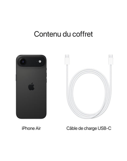 iPhone Air - MG2L4F/A - Noir sidéral - 256 GB - 