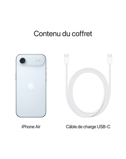 iPhone Air - MG2P4F/A - Bleu ciel - 256 GB - 