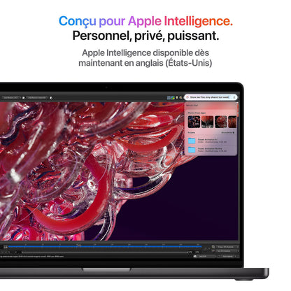 MacBook Pro 14" - Puce Apple M4 Max CPU 14 cœurs GPU 32 cœurs - MX2G3FN/A - Argent - 36 Go - SSD de 1 TB