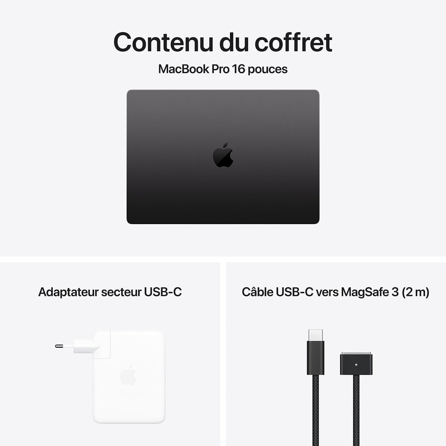 MacBook Pro 16" - Puce Apple M4 Max CPU 14 cœurs GPU 32 cœurs - MX2V3FN/A - Argent - 36 Go - SSD de 1 TB