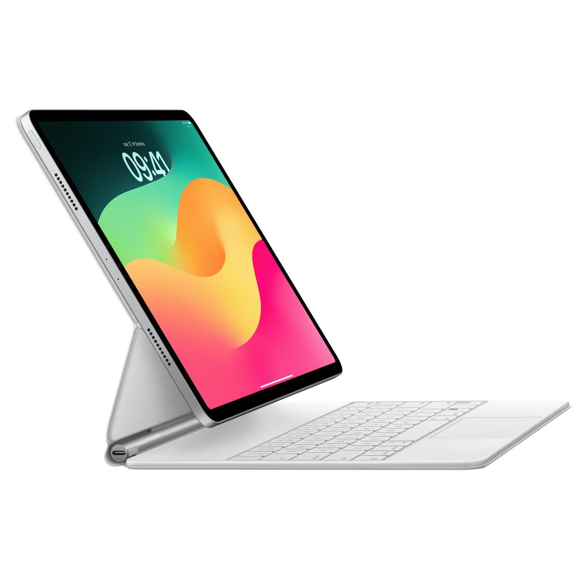 Magic Keyboard pour iPad Pro 12,9 po (3ᵉ, 4ᵉ, 5ᵉ et 6ᵉ génération) - Français - Blanc - MJQL3F/A - 