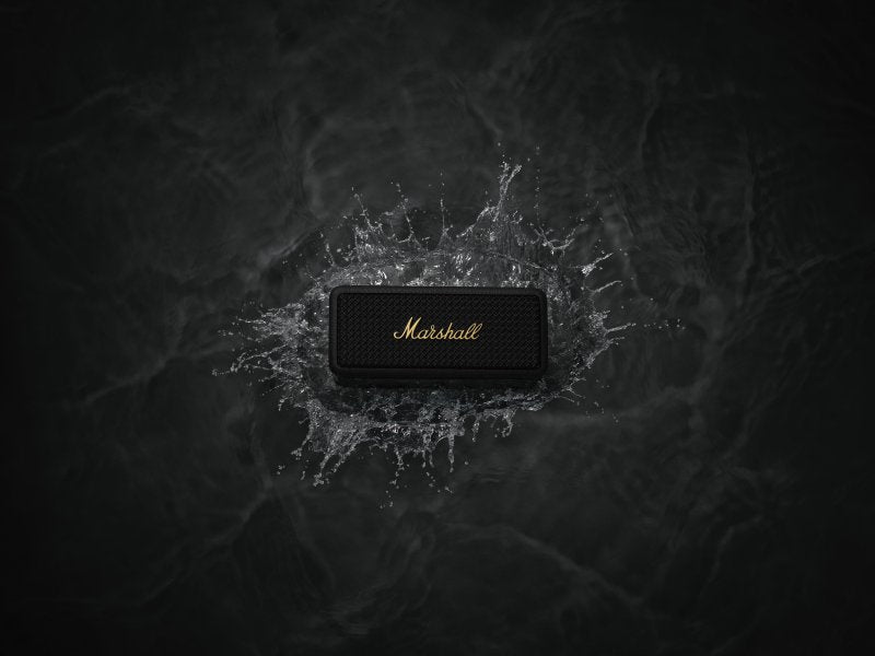 Marshall Enceinte sans fil Emberton II Noir et Laiton - A - ENC - UDD26 - 54 - 