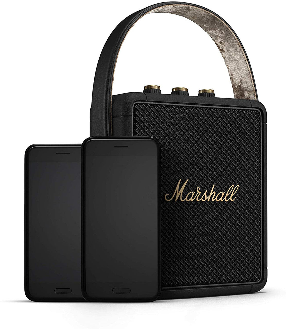 Marshall Enceinte sans fil Stockwell II Noir et Laiton - A - ENC - UDD26 - 46 - 