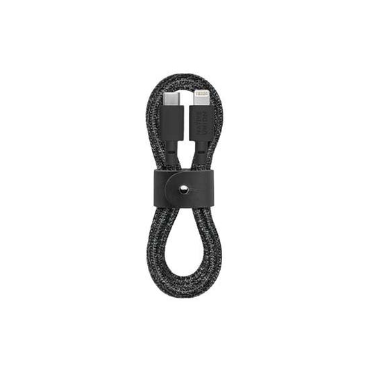 NATIVE UNION Eco Belt Câble USB - C vers Lightning (1.2m) Noir - A - IPH - UDT17 - 41 - 