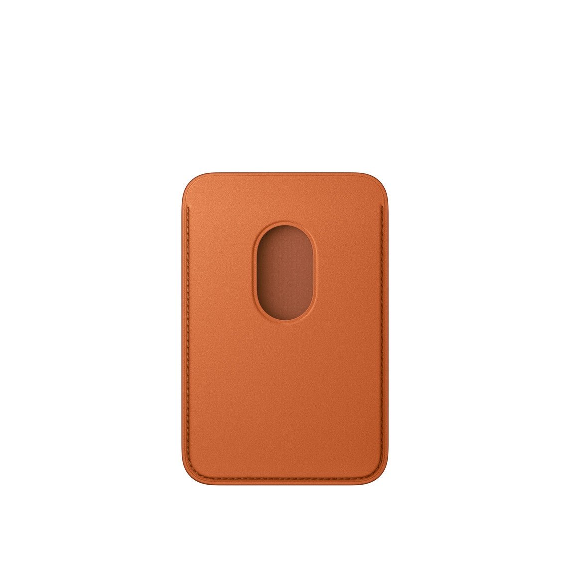 Porte - cartes en tissage fin pour iPhone avec MagSafe - MGH64ZM/A - Roux orangé - 