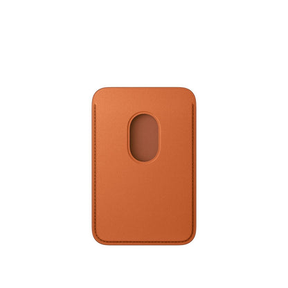 Porte - cartes en tissage fin pour iPhone avec MagSafe - MGH64ZM/A - Roux orangé - 