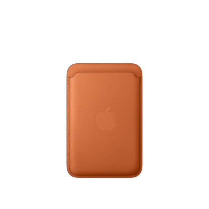 Porte - cartes en tissage fin pour iPhone avec MagSafe - MGH64ZM/A - Roux orangé - 