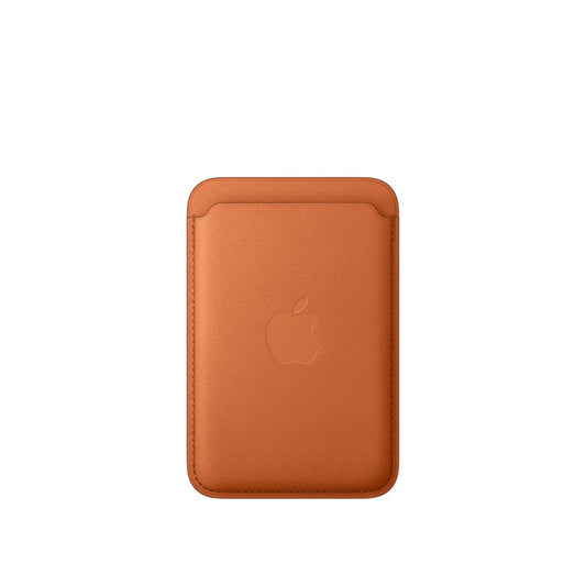 Porte - cartes en tissage fin pour iPhone avec MagSafe - MGH64ZM/A - Roux orangé - 