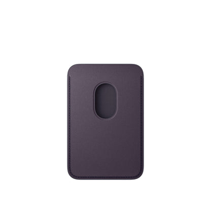 Porte - cartes en tissage fin pour iPhone avec MagSafe - MGH84ZM/A - Violet nuit - 