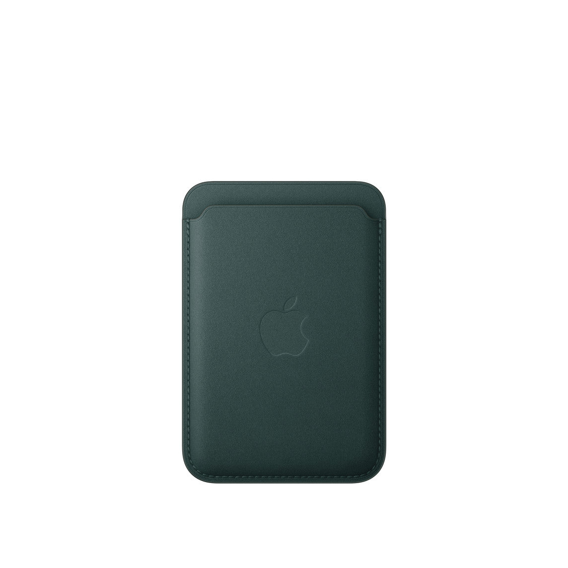 Porte‑cartes en tissage fin pour iPhone avec MagSafe - MA6Y4ZM/A - Vert foncé - 