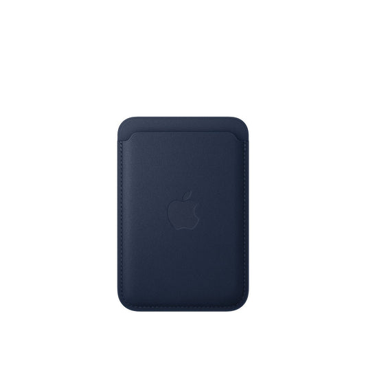 Porte‑cartes en tissage fin pour iPhone avec MagSafe - MA6X4ZM/A - Bleu intense - 