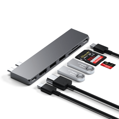 SATECHI Hub SLIM PRO Gris sidéral