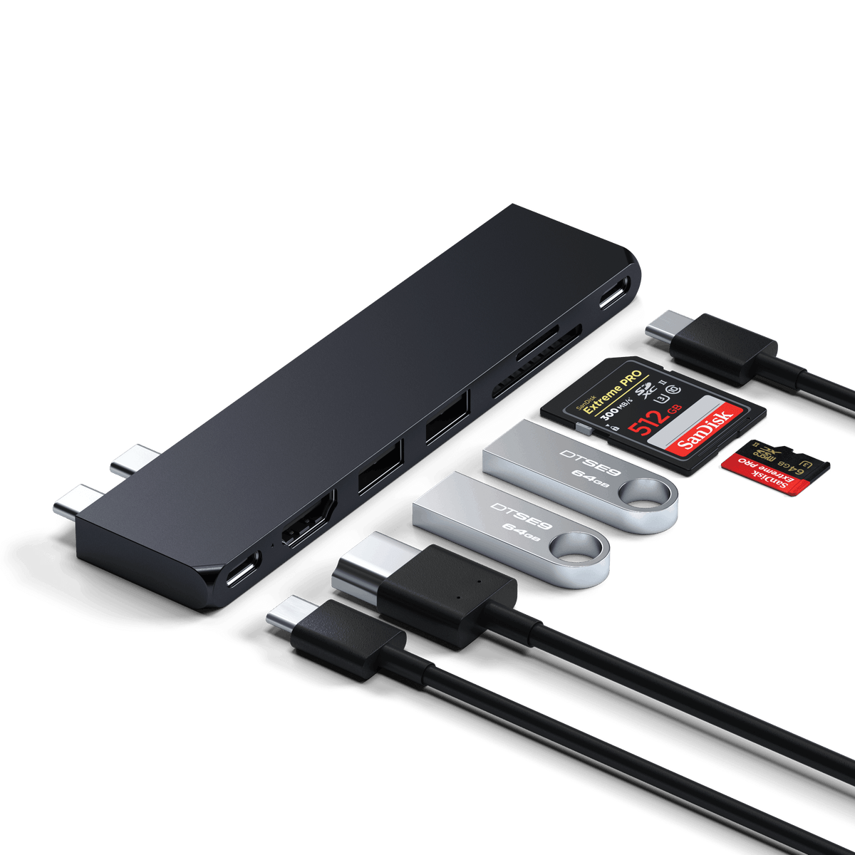 SATECHI Hub SLIM PRO Noir