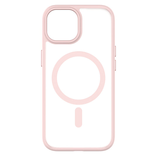 QDOS HYBRID SOFT avec SNAP (Magsafe) iPhone 15 - A - IPH - UDQ15 - 193 - Rose - 