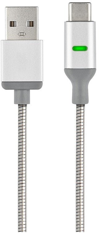 QDOS PowerSteel metallic USB - C cable - A-IPA-UDQ15-08 - 