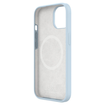 QDOS TOUCH PURE avec SNAP (Magsafe) pour iPhone - A - IPH - UDQ15 - 202 - Bleu Ciel - iPhone 15 - 