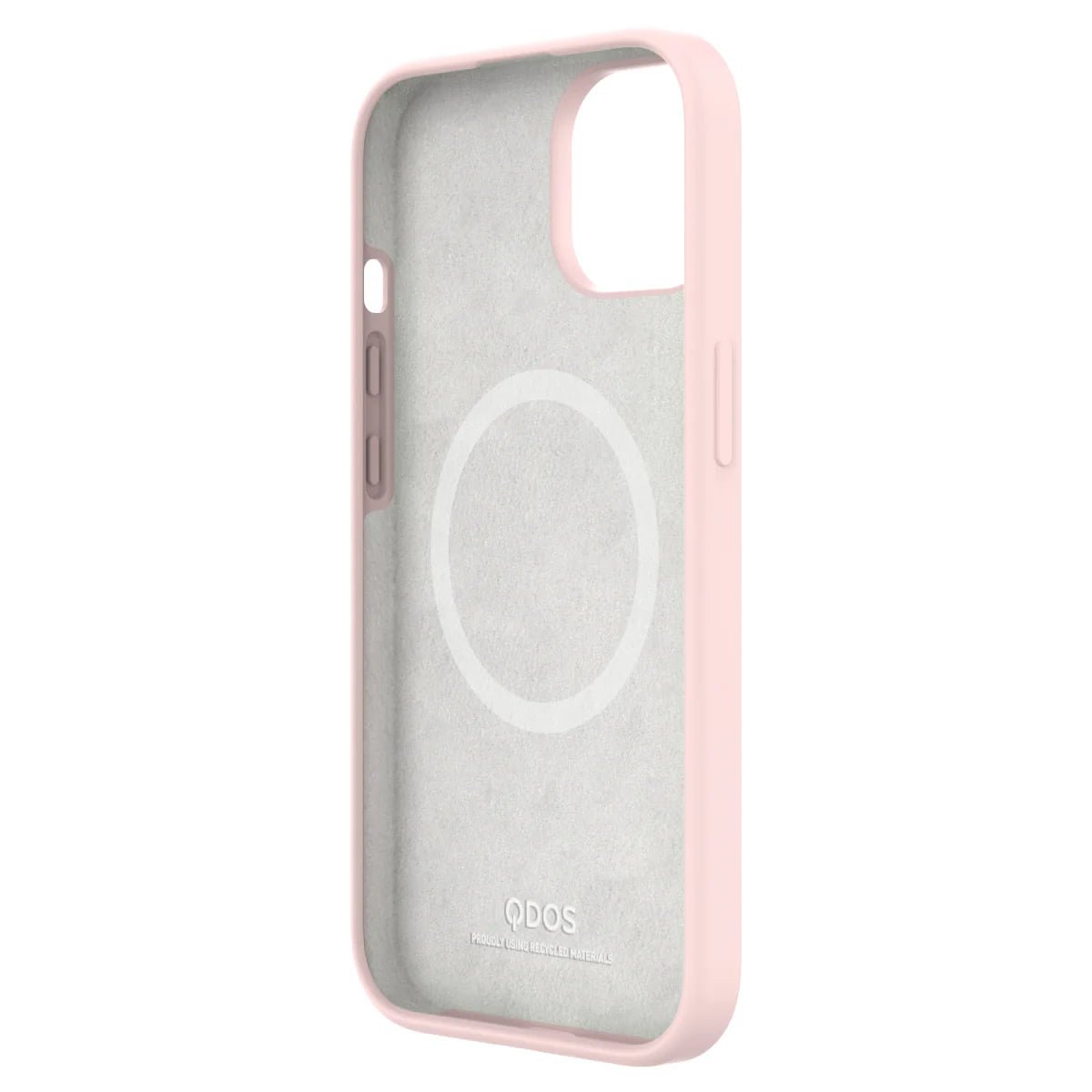 QDOS TOUCH PURE avec SNAP (Magsafe) pour iPhone - A - IPH - UDQ15 - 203 - Rose - iPhone 15 - 