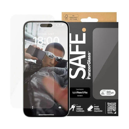 SAFE by PanzerGlass - Protection d'écran Ultra - Wide fit - A - IPH - UDD24 - 132 - iPhone 15 Plus - 