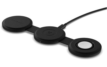 SATECHI - Chargeur sans fil OnTheGo 3 - en - 1 Noir - A-IPH-UDT17-58 - 