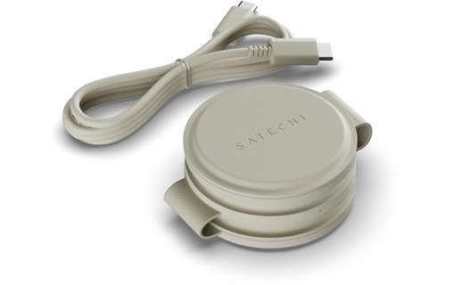 SATECHI - Chargeur sans fil OnTheGo 3 - en - 1 Sand - A-IPH-UDT17-59 - 