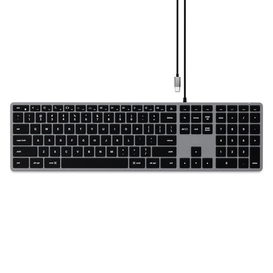 SATECHI Clavier USB-C filaire avec pavé num AZERTY - A-UNI-UDT17-124 - 