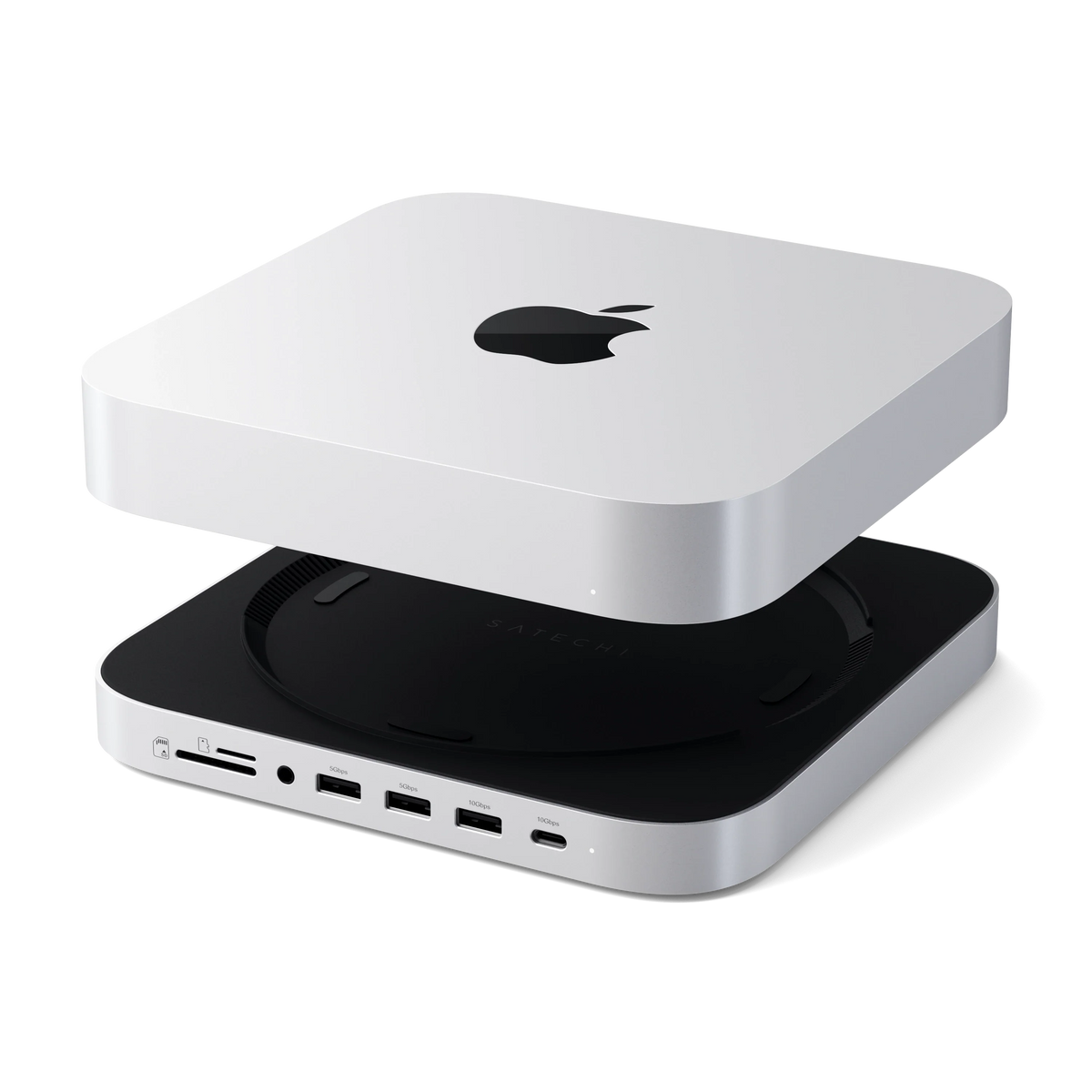 SATECHI Support et hub pour Mac Mini avec boîtier SSD NVMe