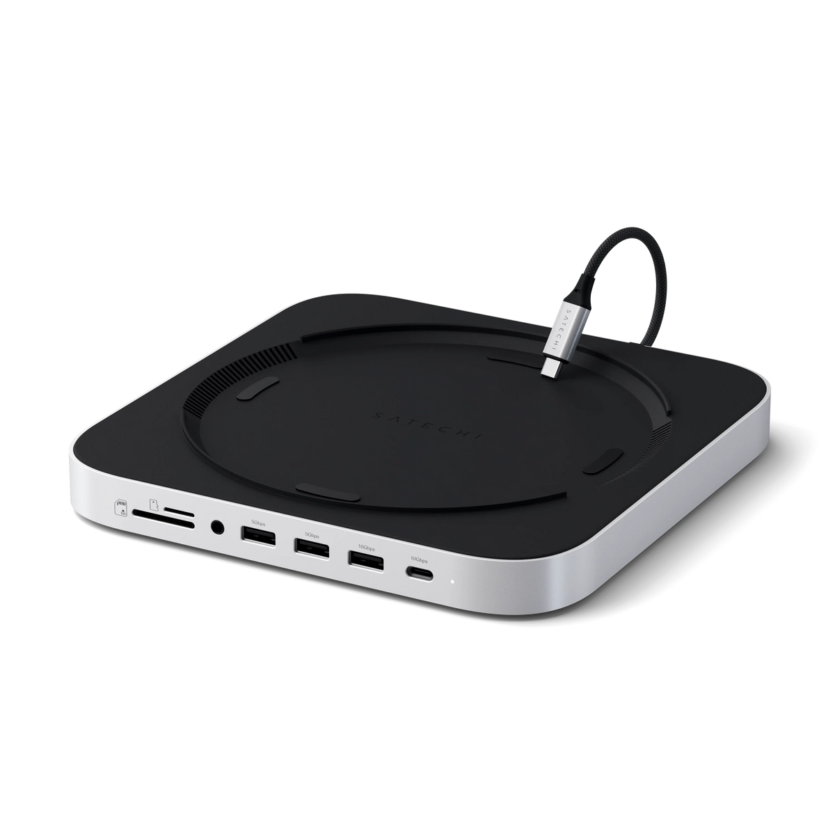 SATECHI Support et hub pour Mac Mini avec boîtier SSD NVMe