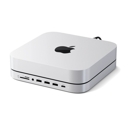SATECHI Support et hub pour Mac Mini avec boîtier SSD NVMe
