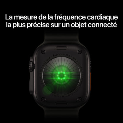 Apple Watch Ultra 4 : la mesure de la fréquence cardiaque la plus précise sur un objet connecté, capteurs de santé au dos