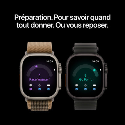 Apple Watch Ultra 4 : app Préparation pour savoir quand tout donner ou vous reposer