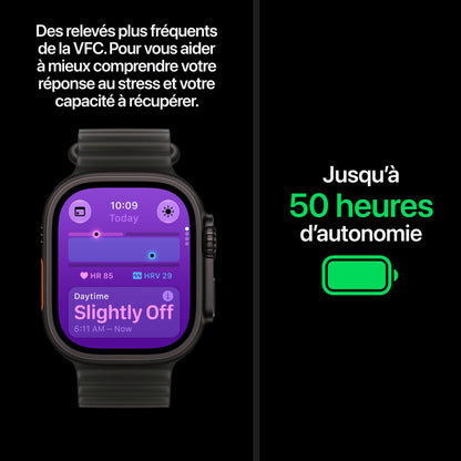 Apple Watch Ultra 4 : relevés de VFC et jusqu’à 50 heures d’autonomie