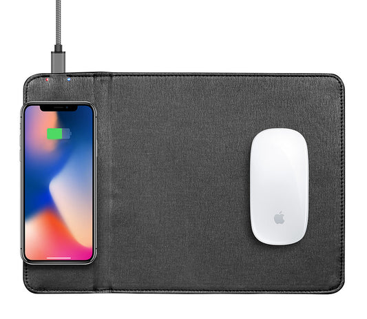 XtremeMac IPU-WCM-13 tapis de souris à charge sans fil, noir